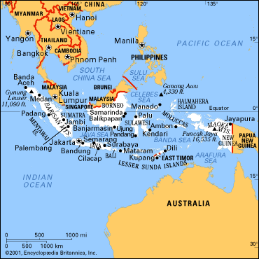 Indonesia World Map